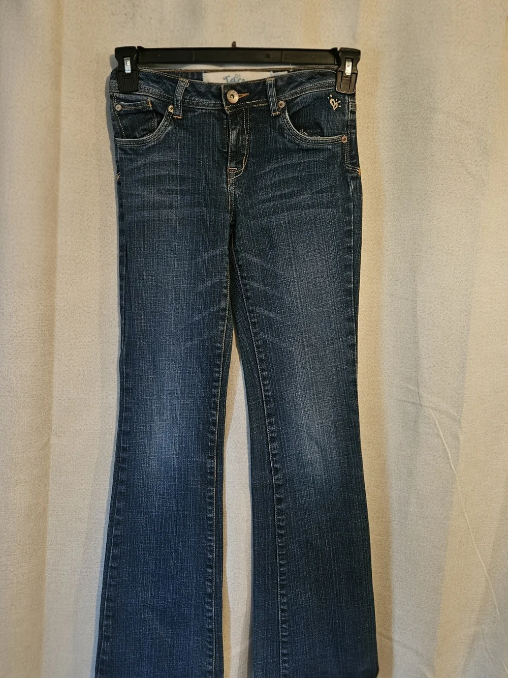 Justice Girls Medium-Dark Blue Bootcut Jeans